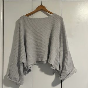 Free people oversized cropped sweater